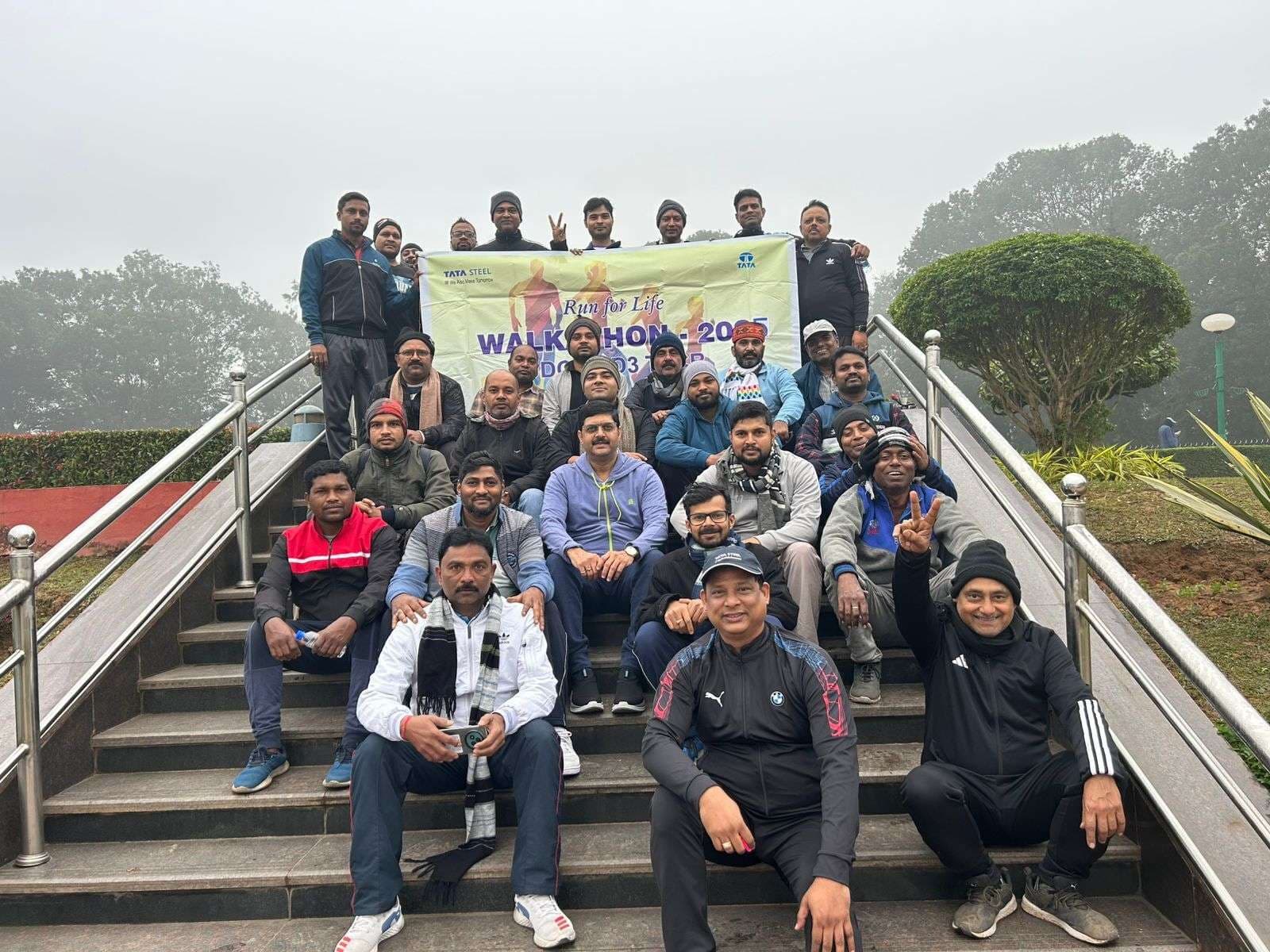Jamshedpur News : टाटा स्टील के एलडी-3 टीएससीआर जेडीसी ने किया वॉकथॉन का आयोजन