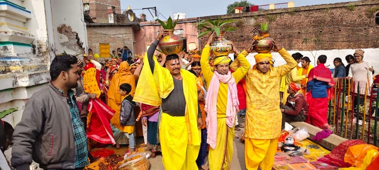 रंगनाथ मंदिर का 186वां स्थापना दिवस जलभरी शोभायात्रा के साथ शुरू