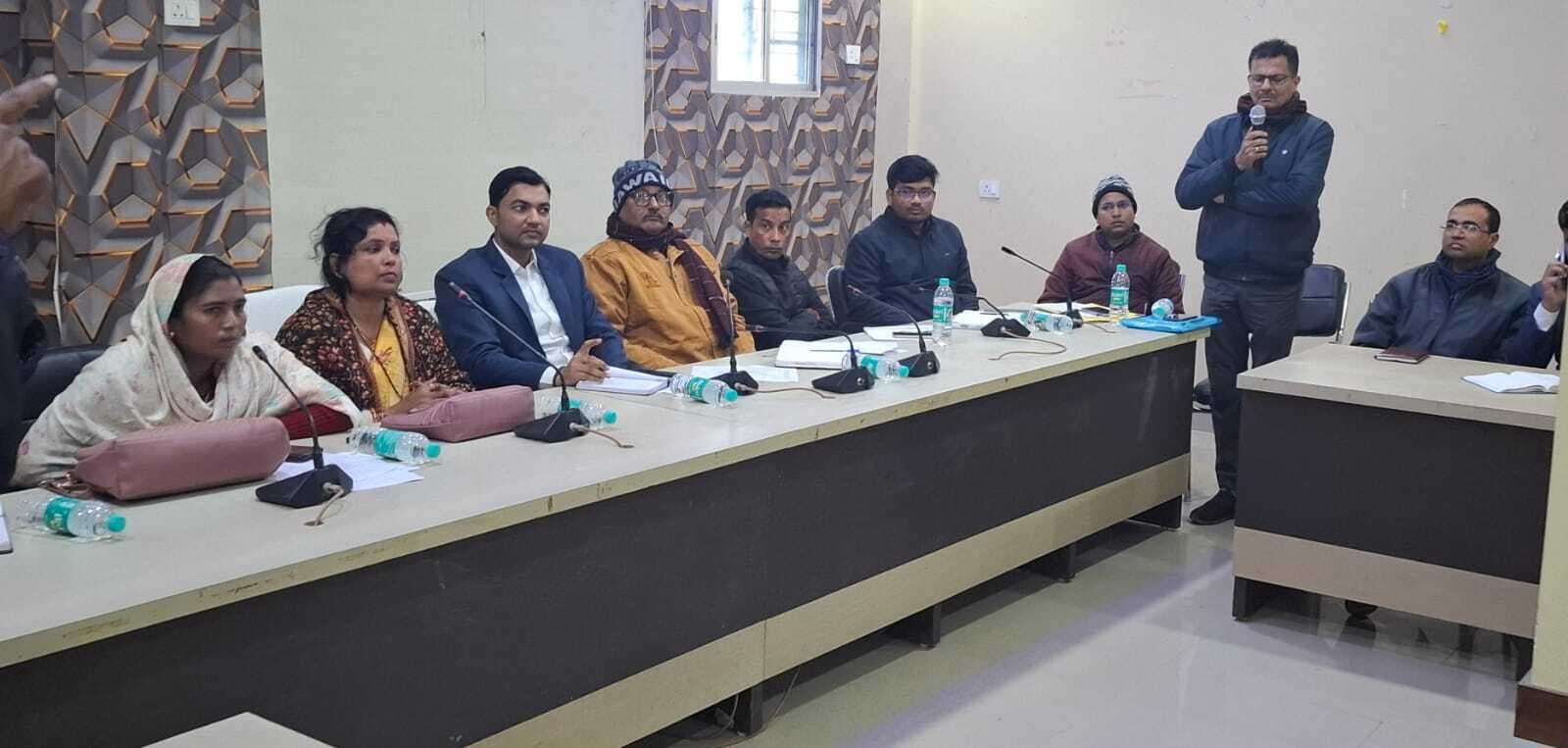 मनिहारी में पंचायत समिति की हुई बैठक