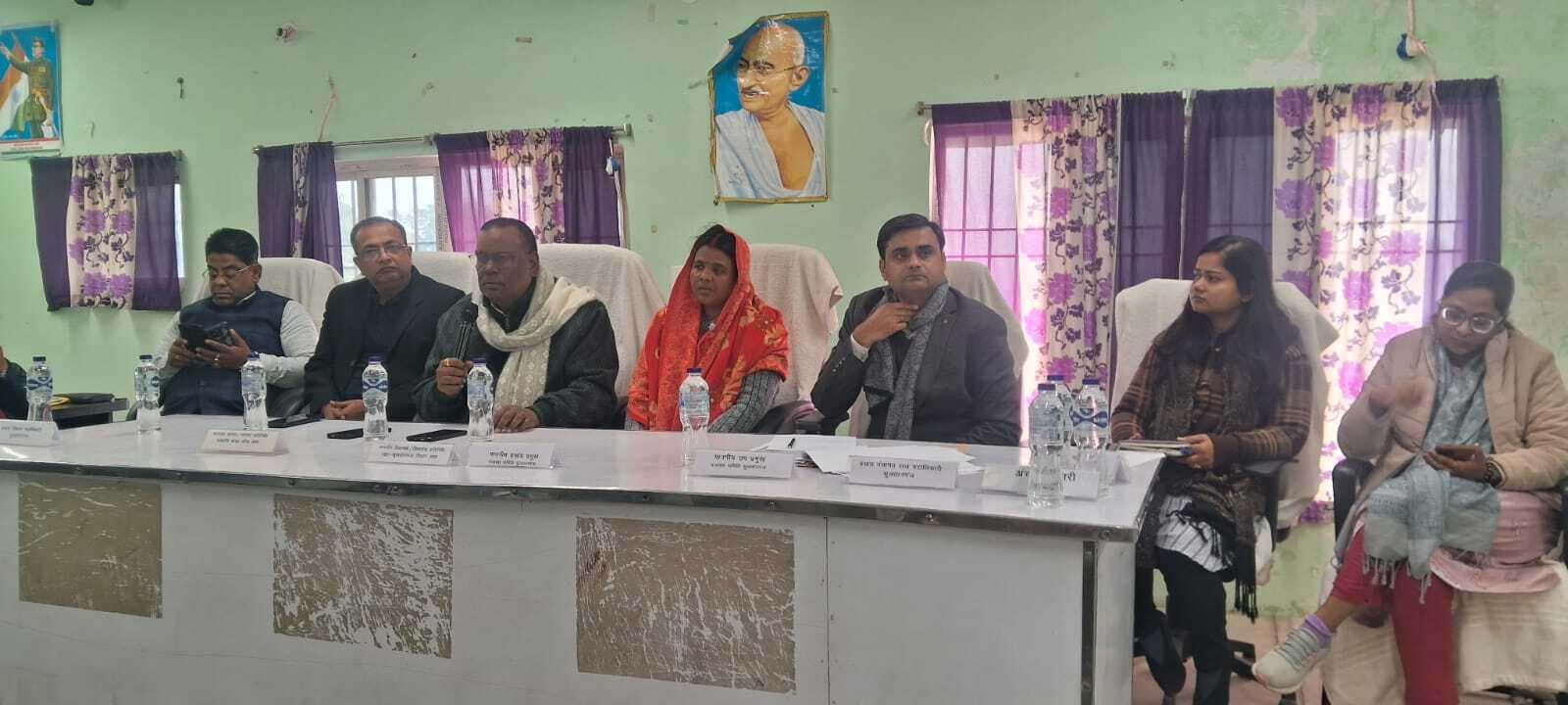 Bhagalpur news पंचायत समिति की बैठक में काबिल लगान व नल-जल का छाया रहा मुद्दा