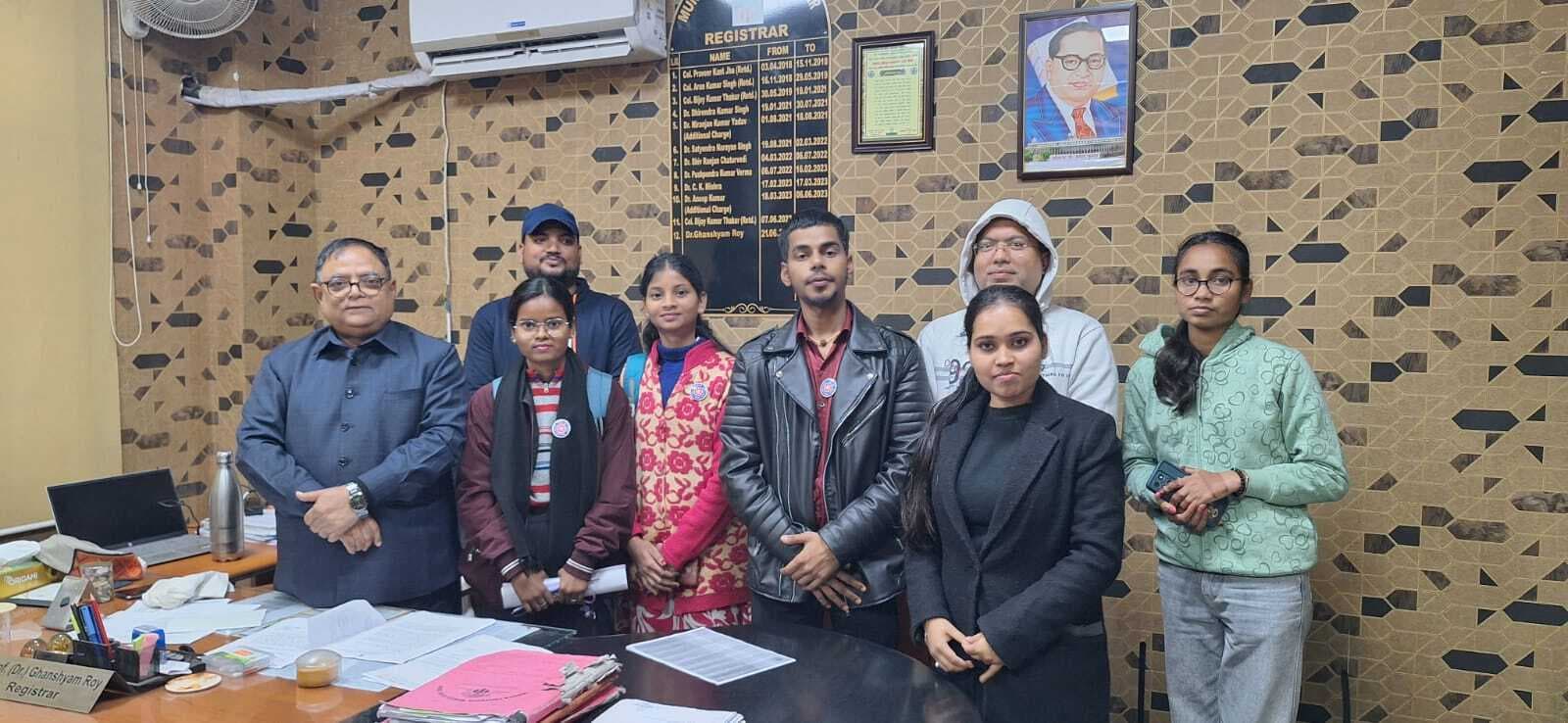 एमयू के 4 स्वयंसेवक राष्ट्रीय एकता शिविर में करेंगे बिहार का प्रतिनिधित्व