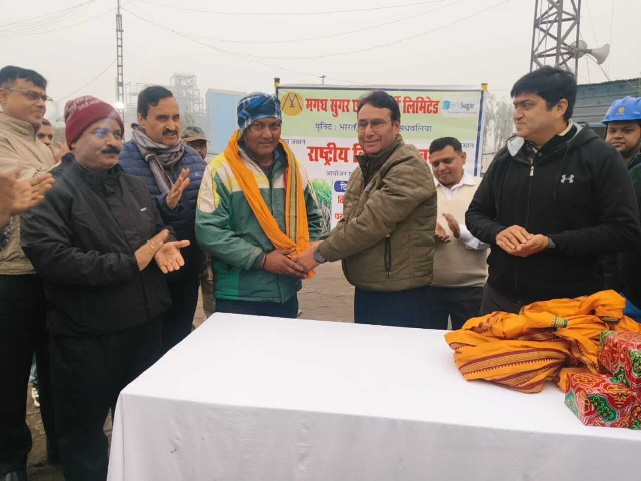 चीनी मिल में किसान दिवस के रूप में मनायी गयी चौधरी चरण सिंह की जयंती