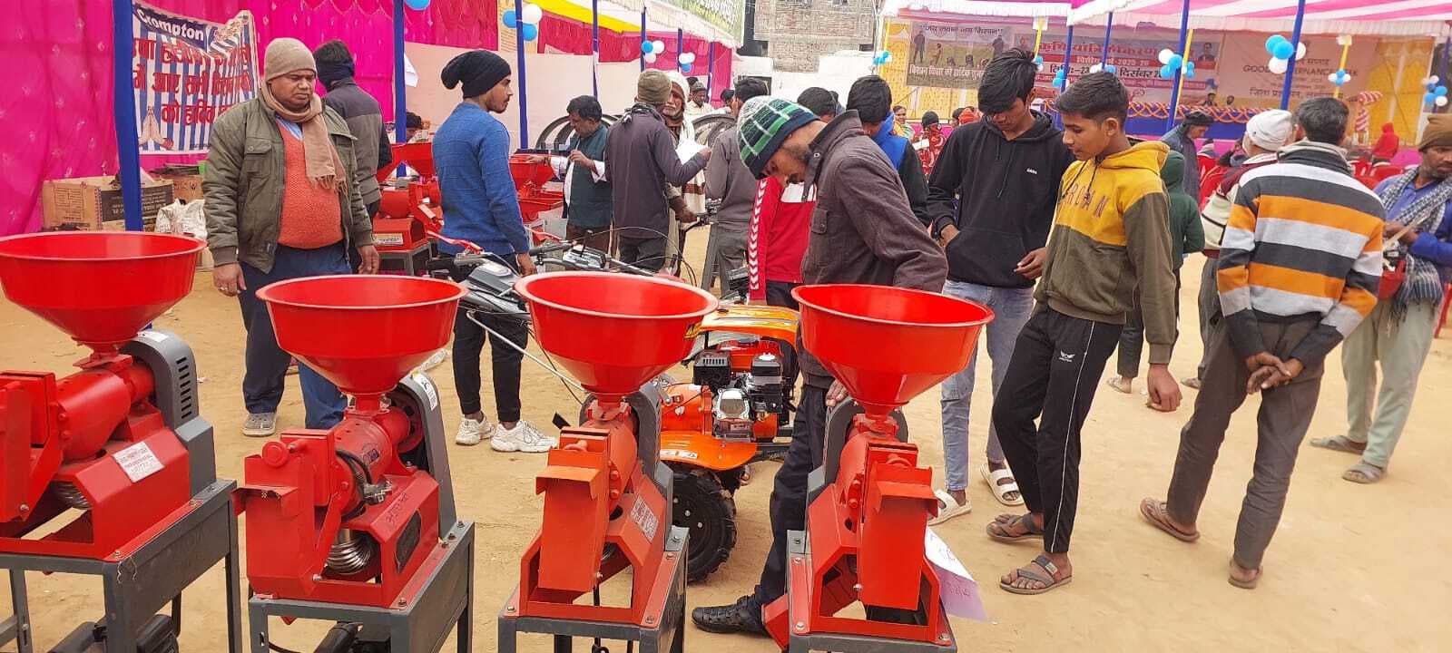 35 लाख 53 हजार की अनुदान की राशि पर 73 किसानों को को दिया गया कृषि यंत्र