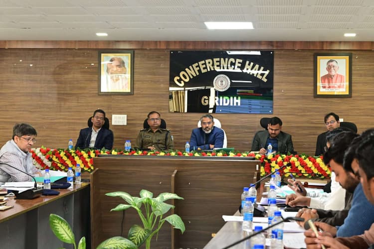 Giridih News :हिट एंड रन केस का जल्द करें निराकरण : डीसी