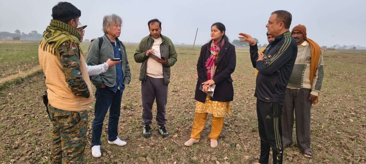 जापानी तकनीक से जैविक खेती को मिलेगा बढ़ावा, वैज्ञानिकों ने किया निरीक्षण