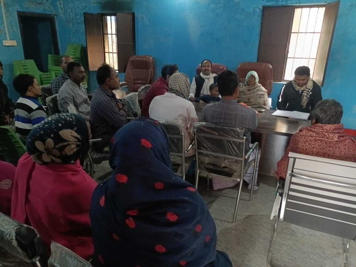 चनदहर में विकसित भारत अभियान को ले बैठक