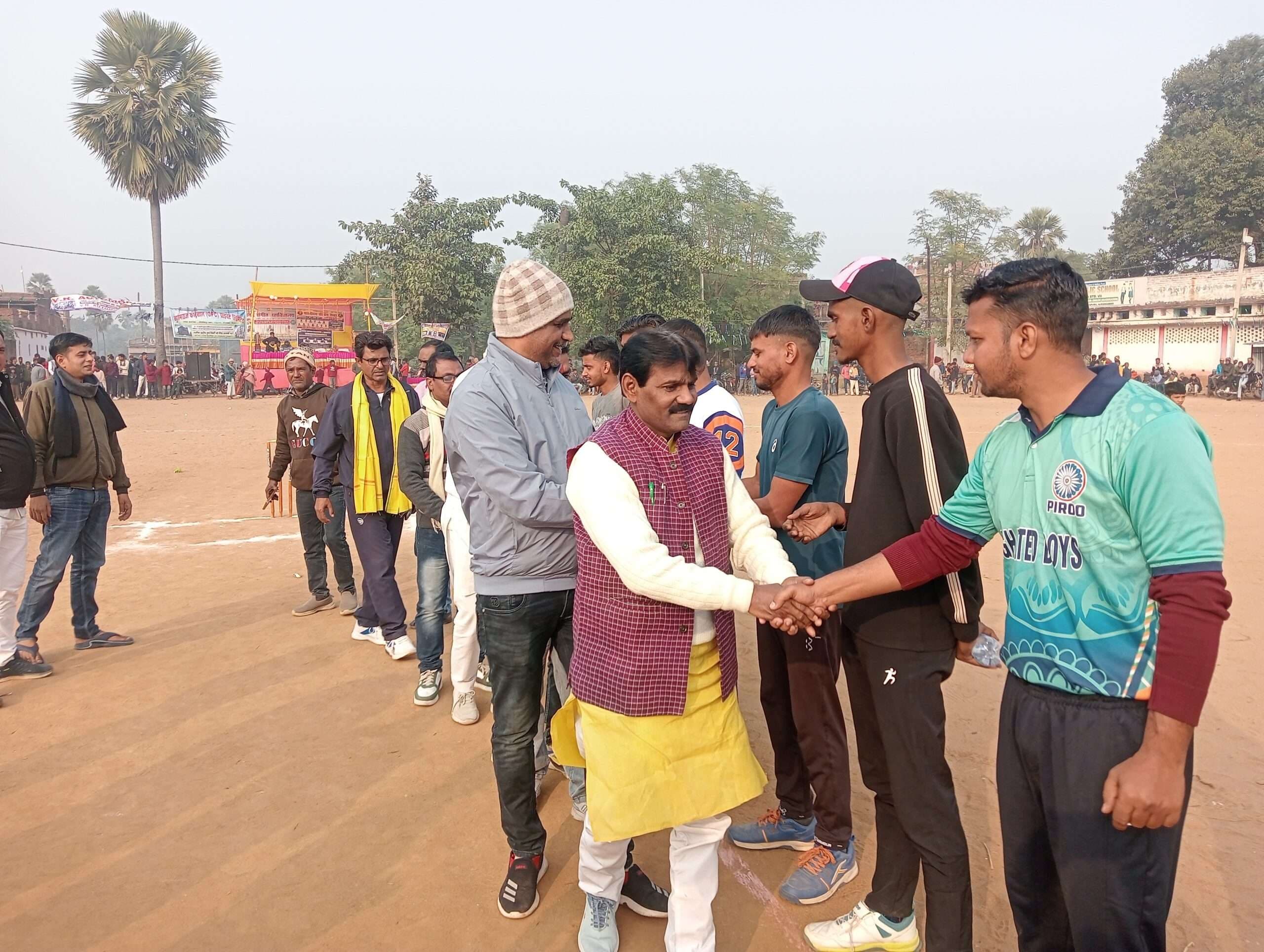 क्वार्टर फाइनल मैच में अंकित इलेवन ने दाउदनगर को हराया