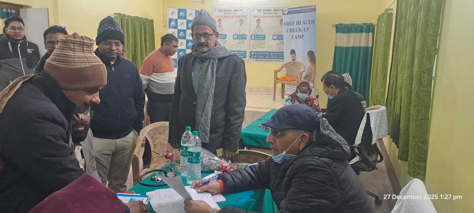 किडनी व कैंसर शिविर में 80 से अधिक मरीजों की हुई जांच