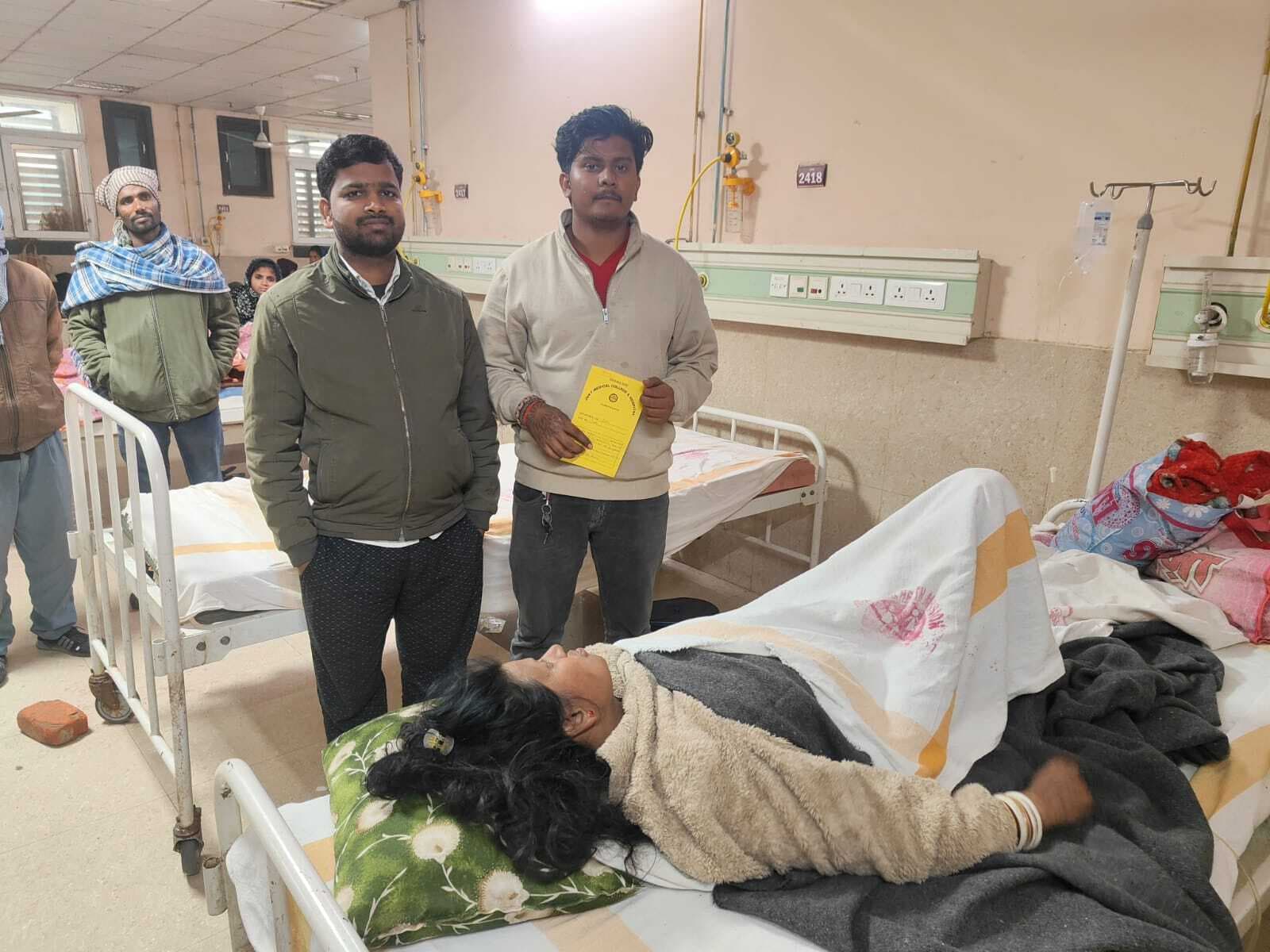 श्रृंगी ऋषि सेवा फाउंडेशन ने मरीज का कराया उपचार