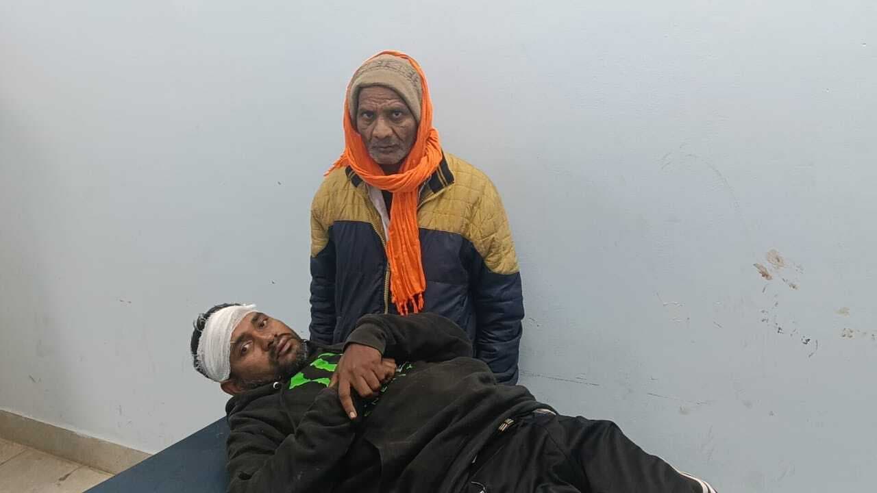 नगर थाना क्षेत्र में पिता व पुत्र पर हमला, दोनों घायल, सदर अस्पताल में भर्ती