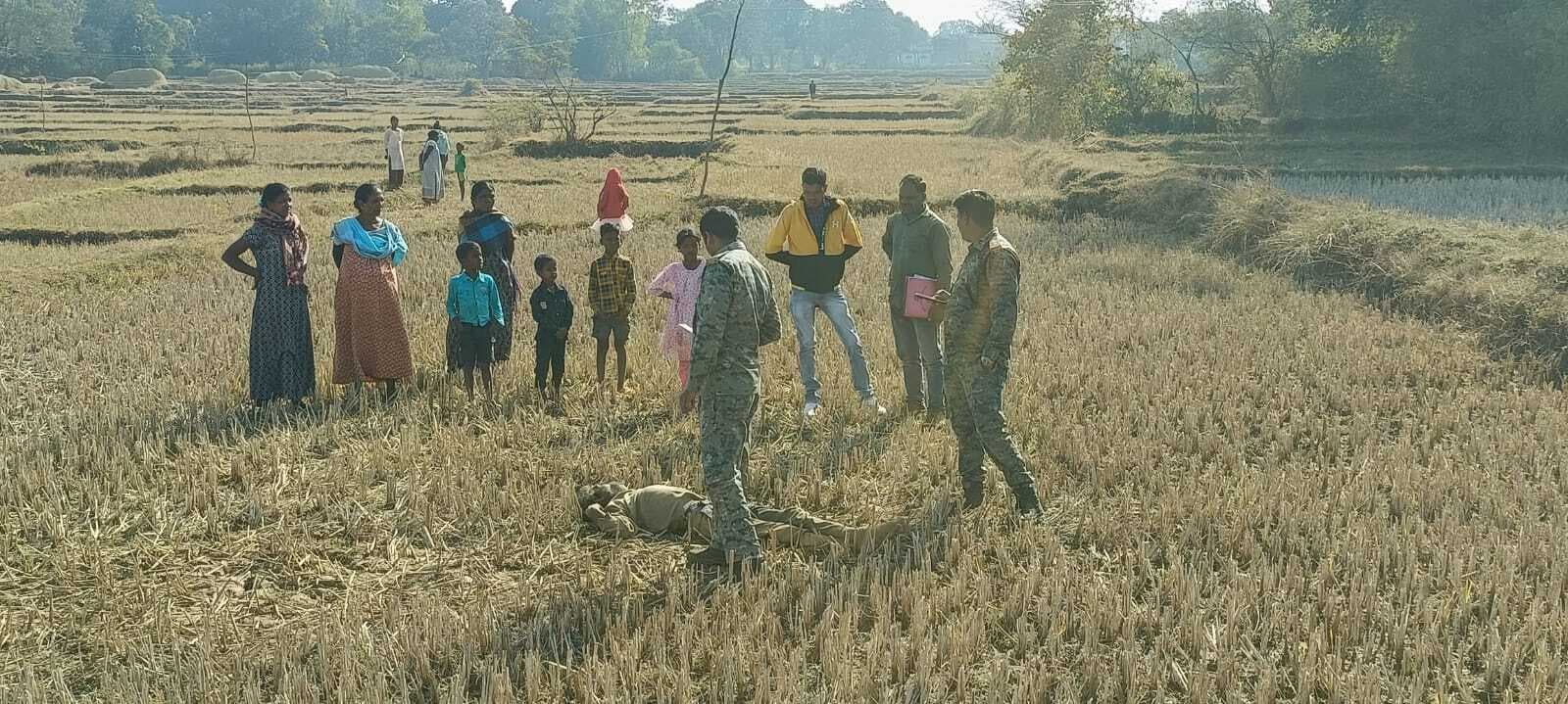 बड़ाइक टोली में खेत से शव बरामद