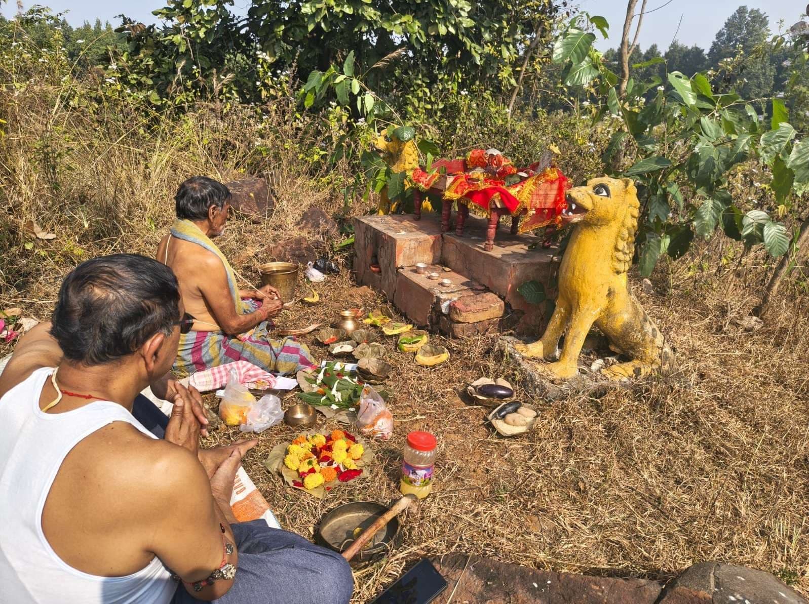 Seraikela Kharsawan News : मां त्रिपुर सुंदरी ने भक्तों के साथ किया वनभोज