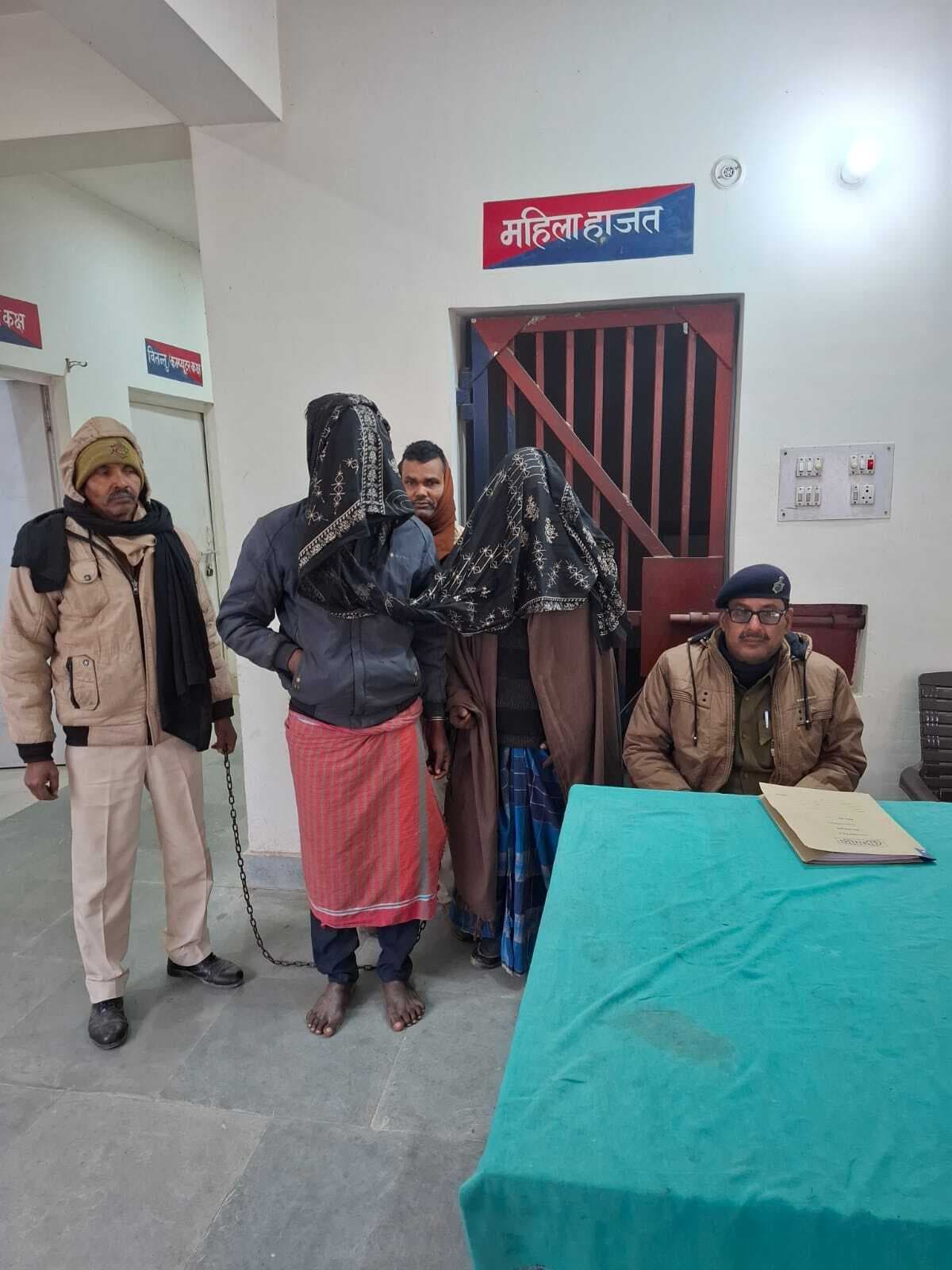 घर उजाड़ने व मारपीट करने मामले में भेजा जेल