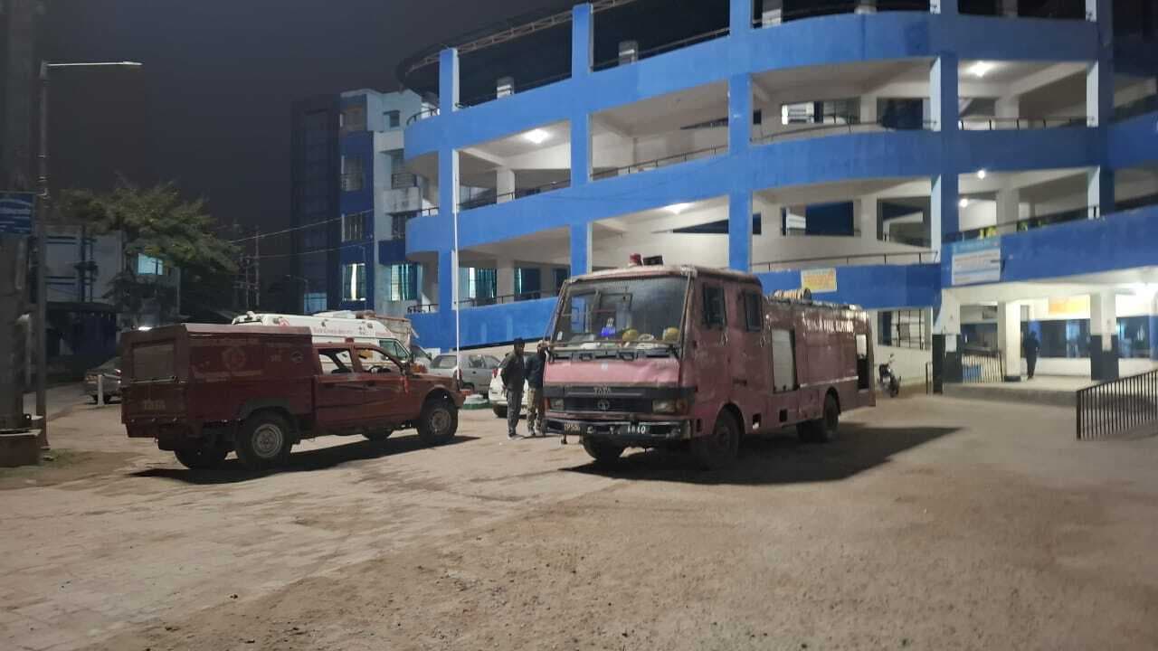 जिला प्रशिक्षण कार्यालय में शॉट सर्किट से लगी, मची अफरा तफरी