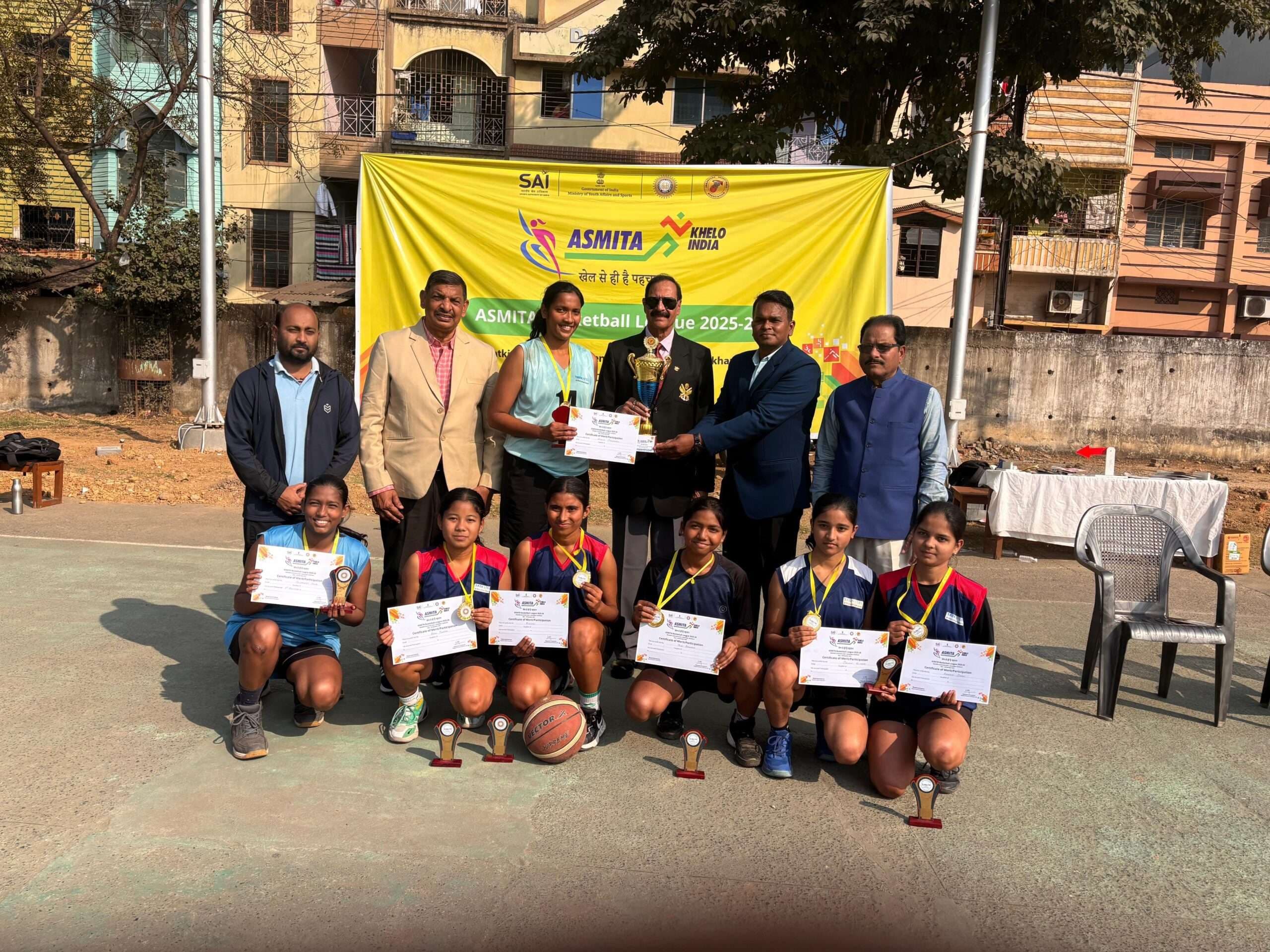 Asmita basketball tournament at dhatkidih : टाटा स्टील ट्रेनिंग सेंटर की टीम बनी विजेता