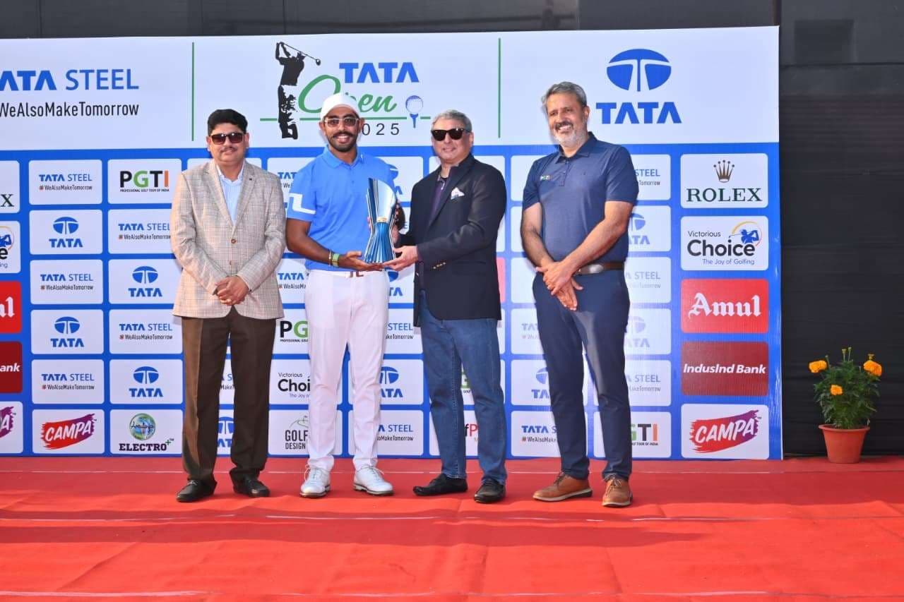 Tata Open Golf Tournament Yuvraj sandhu : चंडीगढ़ के युवराज संधू ने जीता टाटा ओपन का खिताब