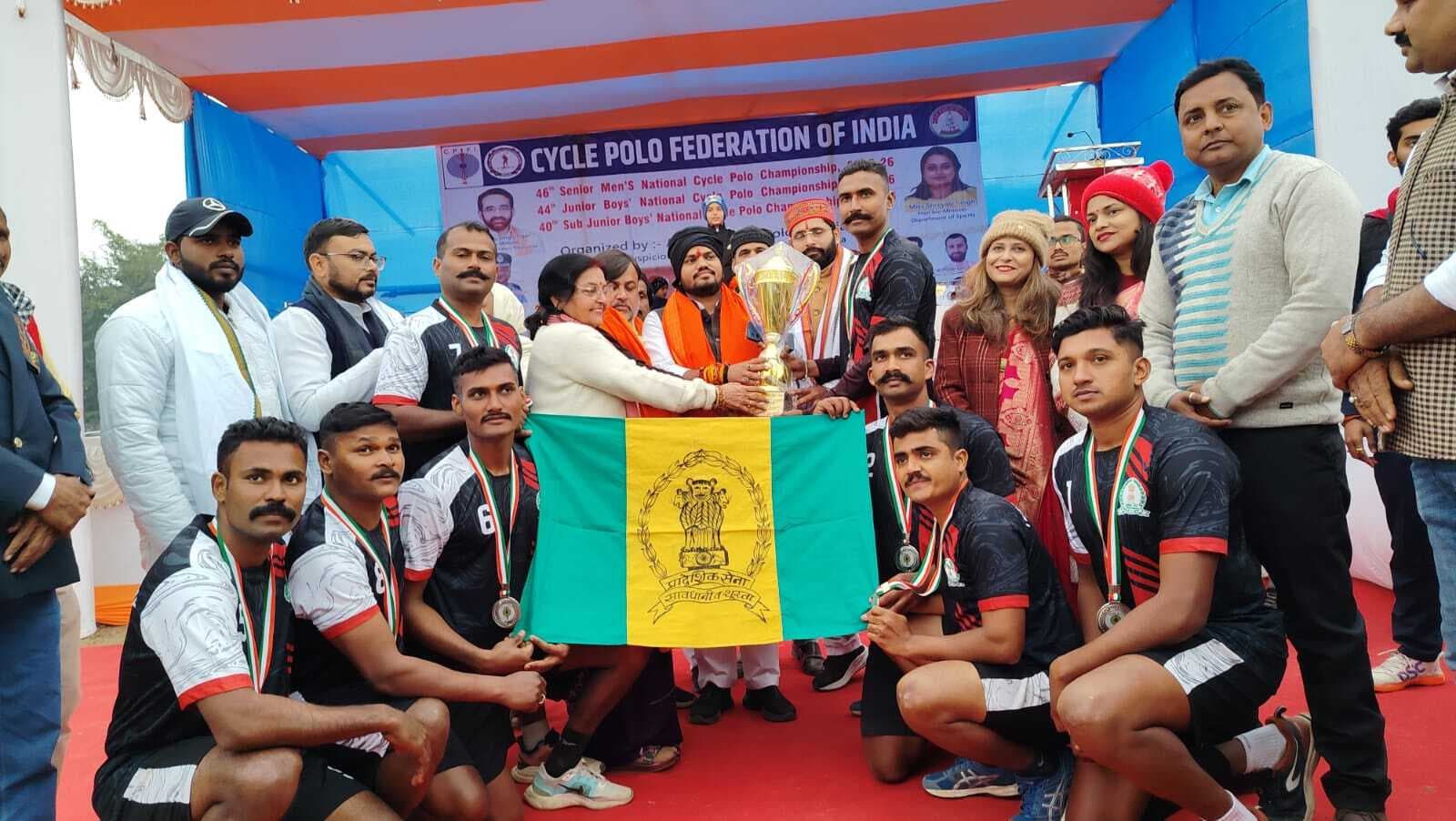 वायुसेना ने जीता 46वीं सीनियर साइकिल पोलो प्रतियोगिता का खिताब