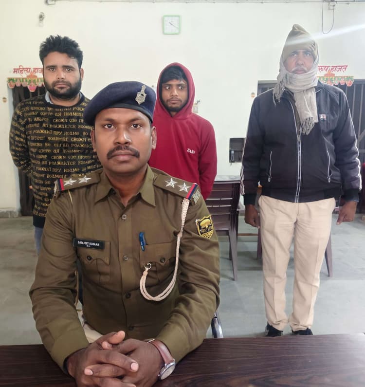 10 हजार का ईनामी फरार अभियुक्त सहित दो गिरफ्तार