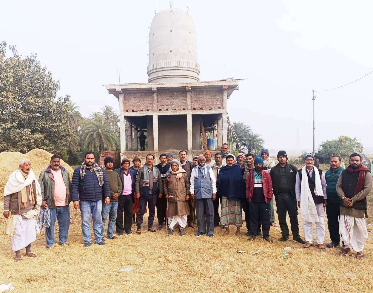 देवरिया रामपुर के नवनिर्मित मंदिर में शिव परिवार की होगी प्राण प्रतिष्ठा