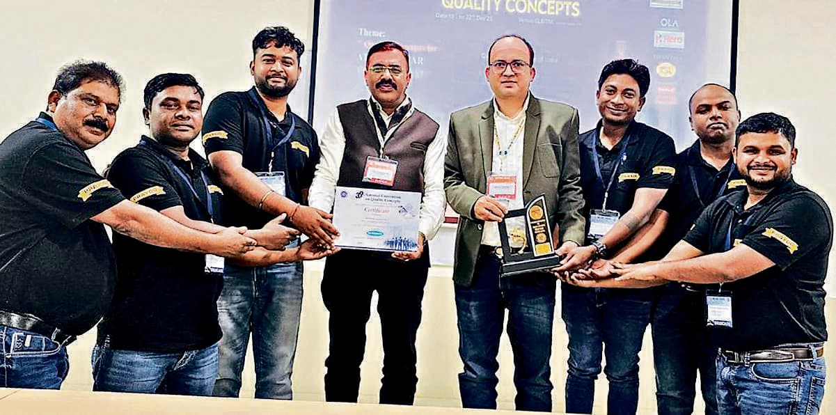 Rourkela News: आरएसपी की प्रयोग सेफ्टी सर्कल टीम ने स्वर्ण पुरस्कार जीता