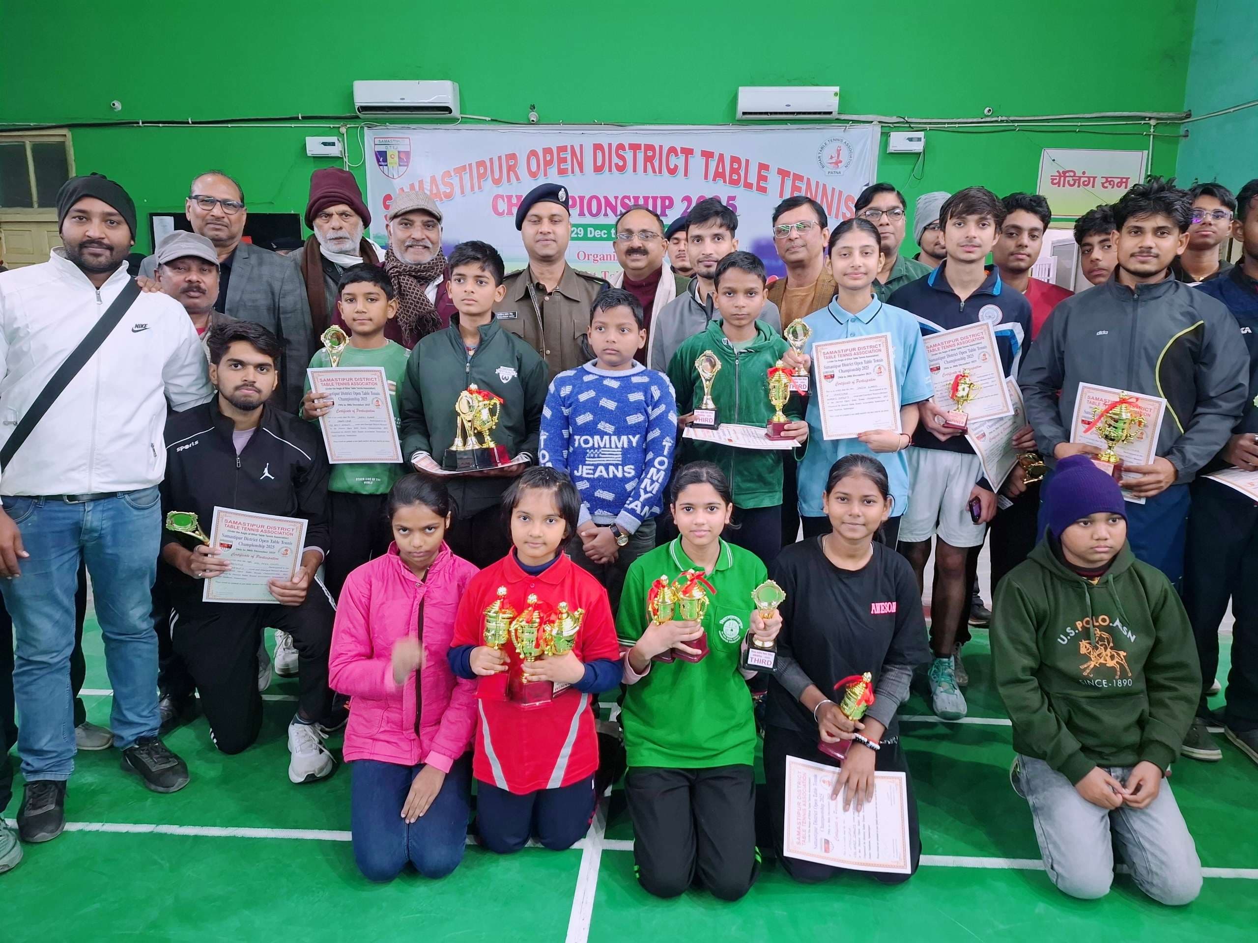 Samastipur News:समस्तीपुर ओपन में चमकी निमिषा की प्रतिभा, तिहरा खिताब जीत बनीं चैंपियन