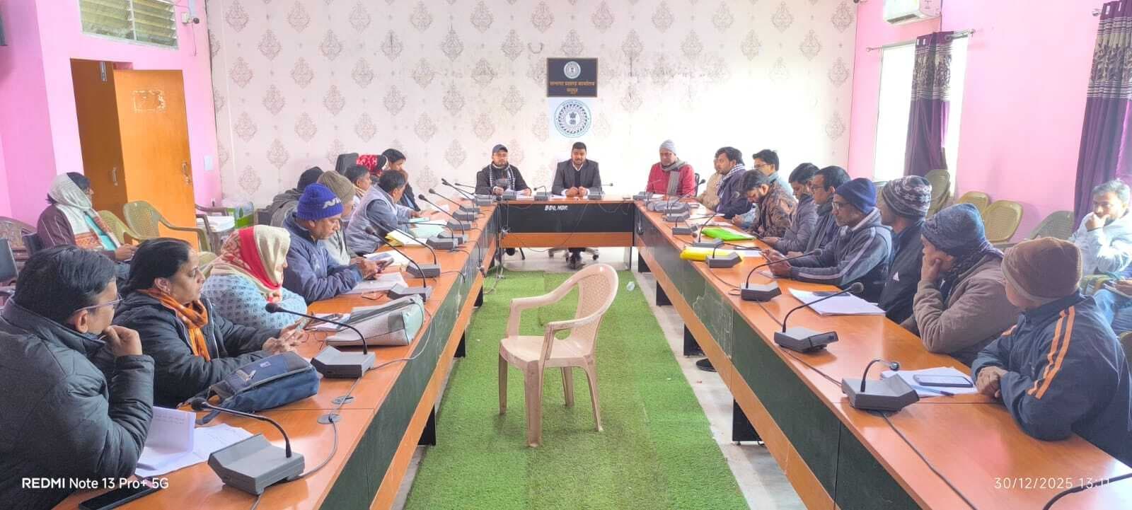 काम में कोताही बरतने पर होगी कार्रवाई : बीडीओ