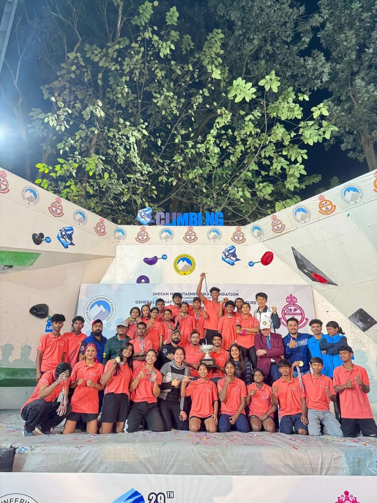 Tsaf Climbling Sports Academy Champion in National Tournament: टीएसएएफ क्लाइंबिंग एकेडमी पांचवीं बार बना राष्ट्रीय चैंपियन