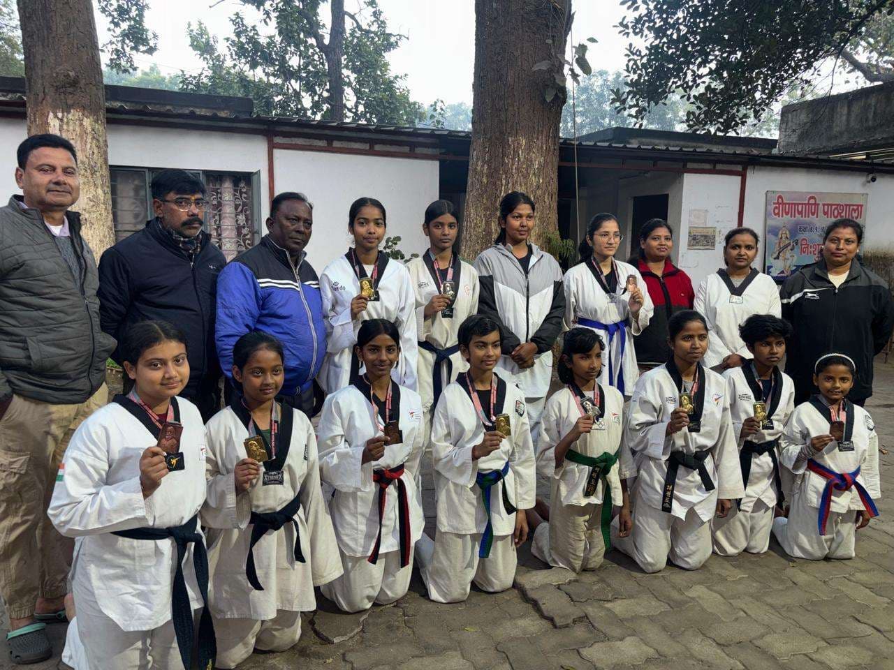Jamshedpur girls won medal in Taikwando Championship: शहर की बालिका ताइक्वांडो खिलाड़ियों ने जीते पदक