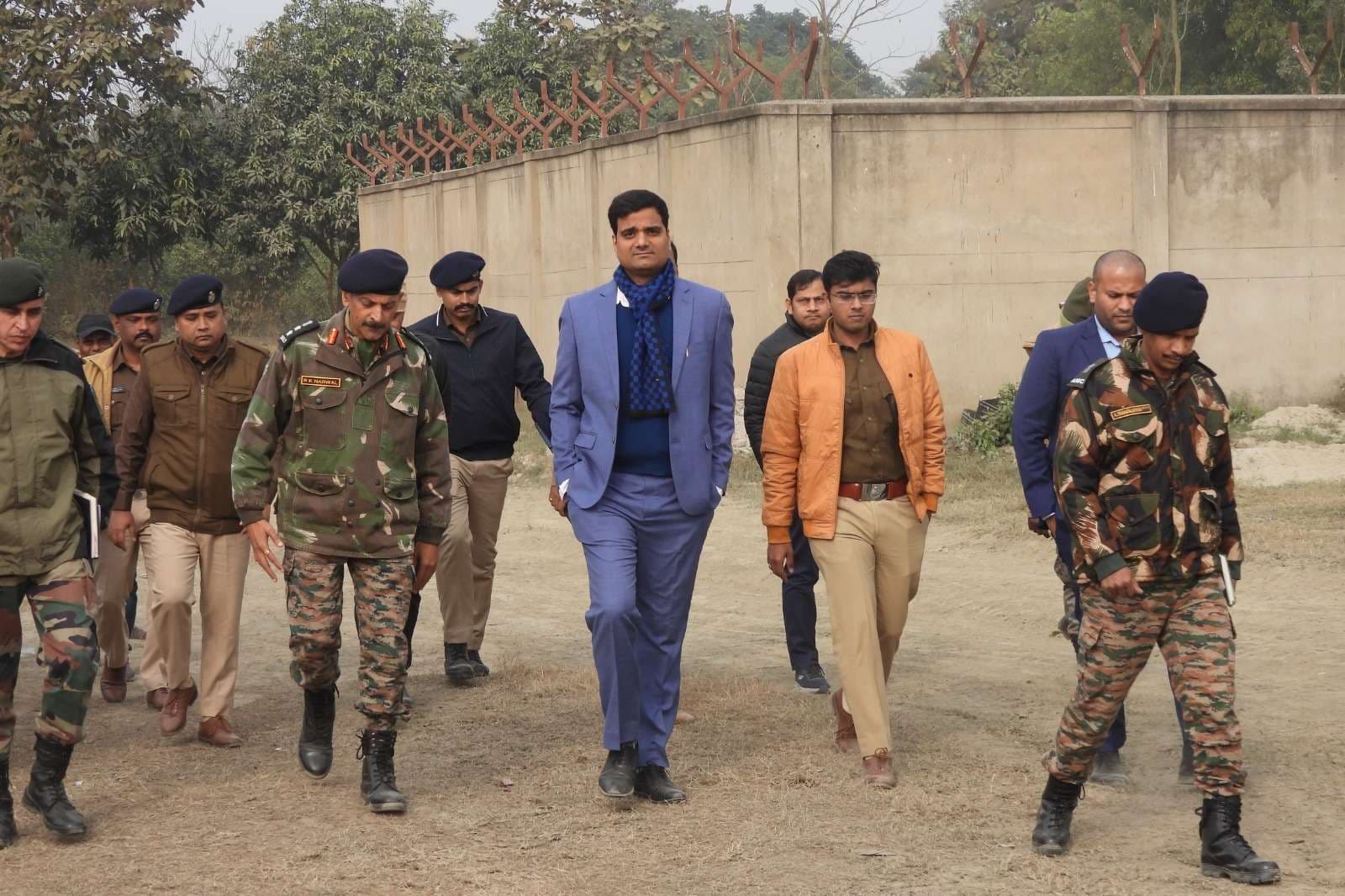 अग्निवीर: भर्ती रैली स्थल का डीएम व एसपी ने किया निरीक्षण