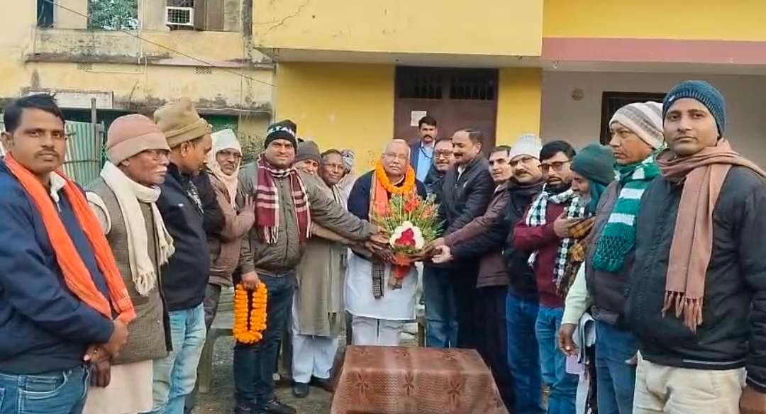 पांचवीं बार जीत पर हसनगंज बाजार में विधायक का स्वागत