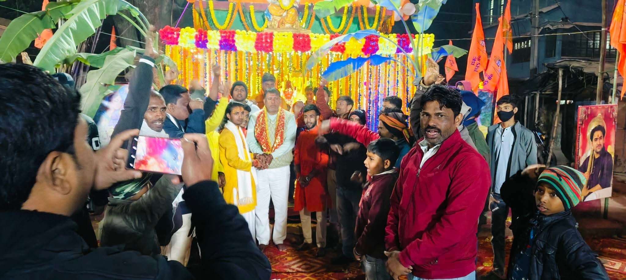 श्रीरामलला की प्राण-प्रतिष्ठा पर मंदिरों में हुआ धार्मिक अनुष्ठान