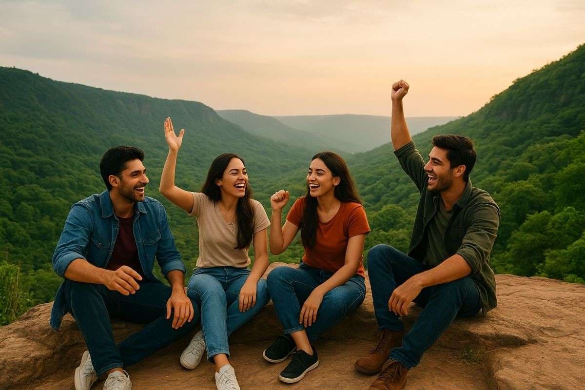 friendz enjoying friendz enjoying