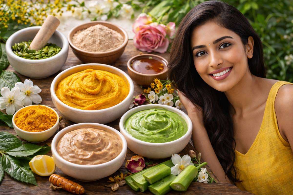 Herbal Face Pack: 20 मिनट में चमक उठेगा चेहरा, इन हर्बल फेस पैक्स से पाएं ग्लोइंग और पिंपल-फ्री स्किन