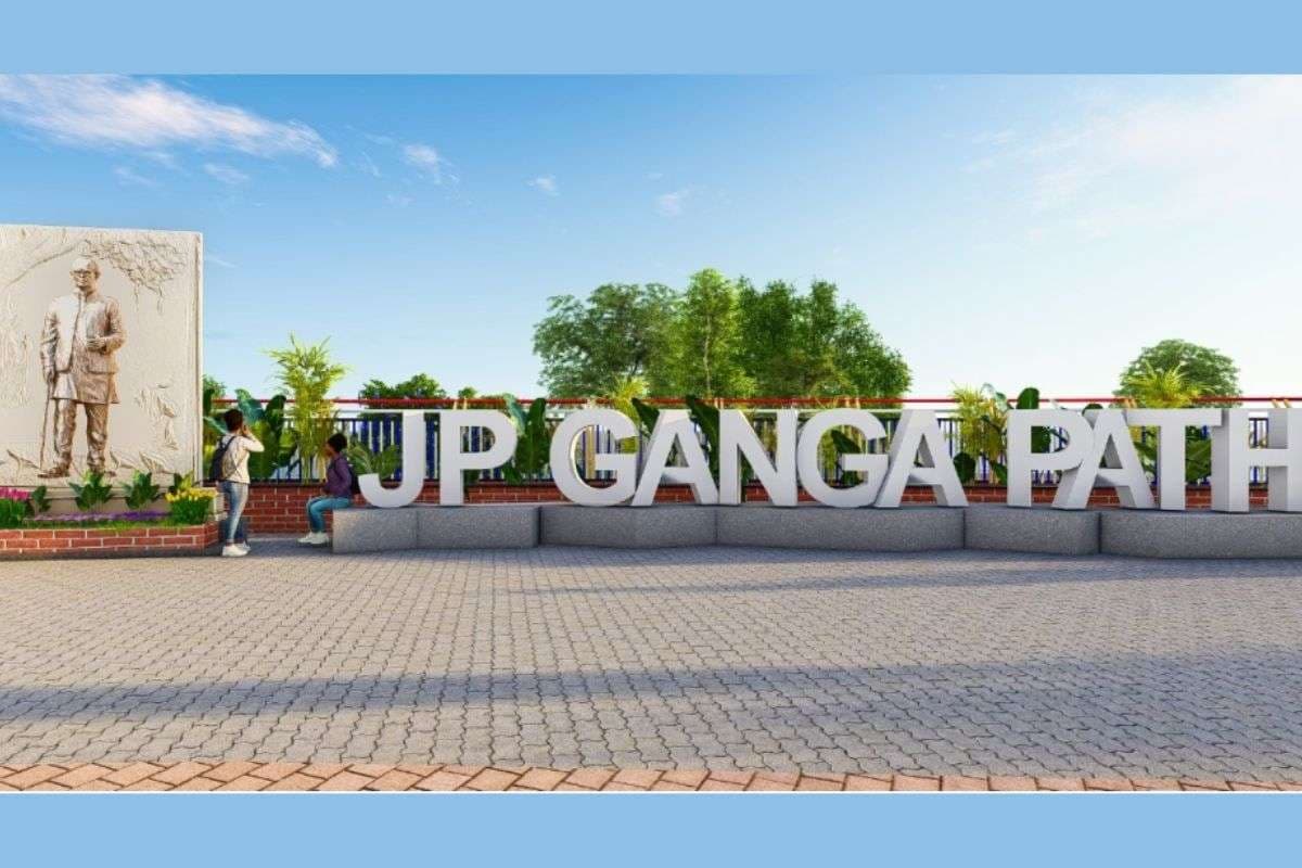 jp ganga path marine drive| A 20-foot gate will be built on the Jaypee Ganga Path, displaying the 11 names of the Ganga.