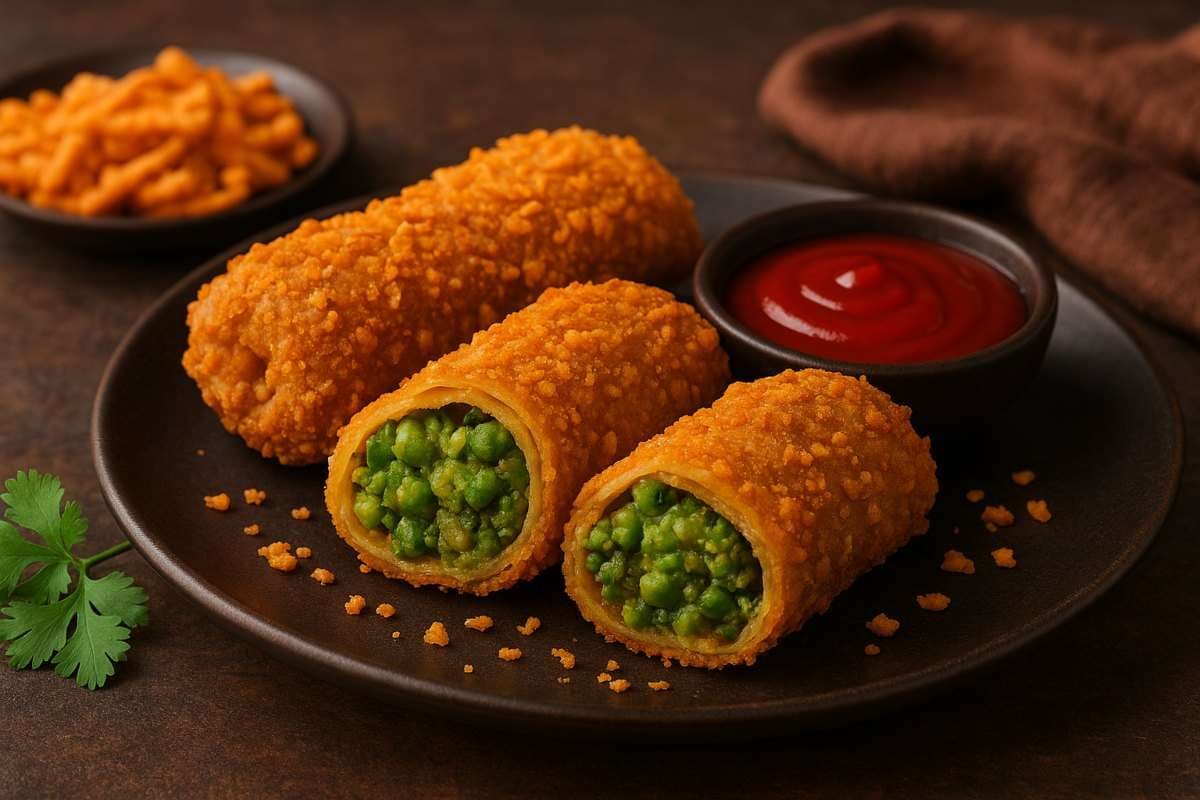 Kurkure Matar Roll Recipe: शाम की चाय के साथ ट्राई करें कुरकुरे मटर रोल, मिनटों में दूर होगी थकावट और मूड होगा फ्रेश