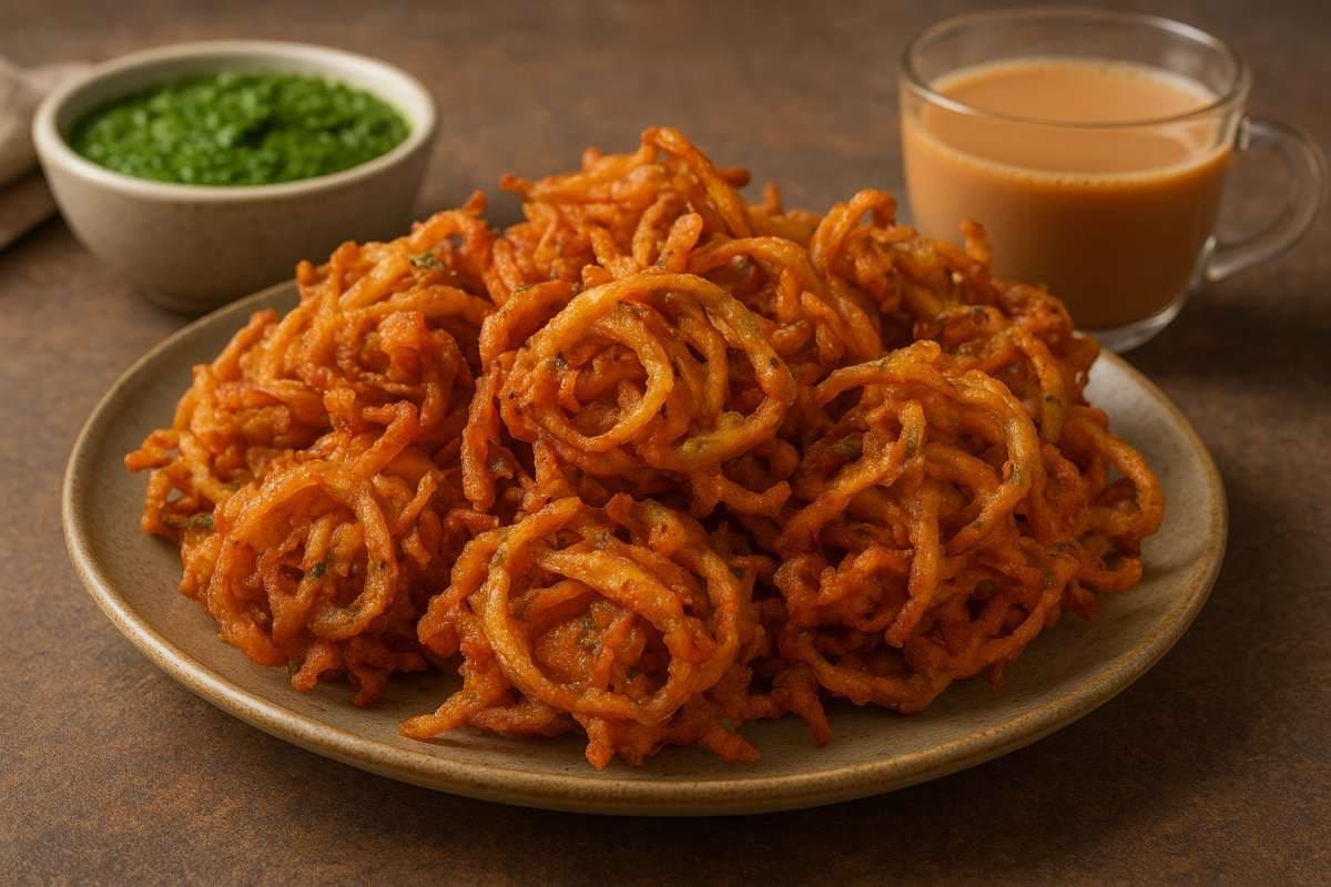 Lachcha Pakoda Recipe: चाय की हर चुस्की के साथ बेस्ट लगेगा ये लच्छेदार और क्रिस्पी पकौड़ा, हर बाईट में सॉलिड सेटिस्फेक्शन