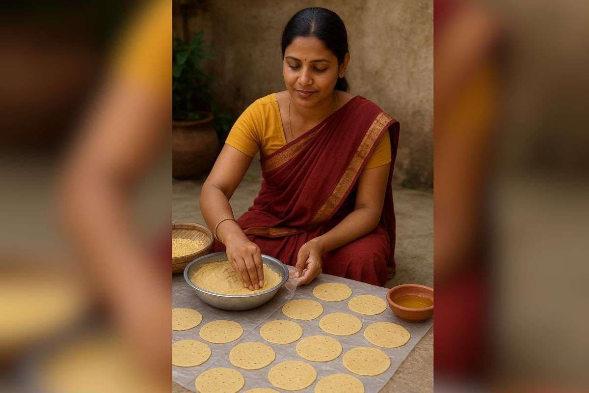 Moong Dal Papad Recipe: न बेलने की झंझट, न हाथों में होगा दर्द, इस आसान तरीके से घर पर तैयार करें मूंग दाल का टेस्टी पापड़