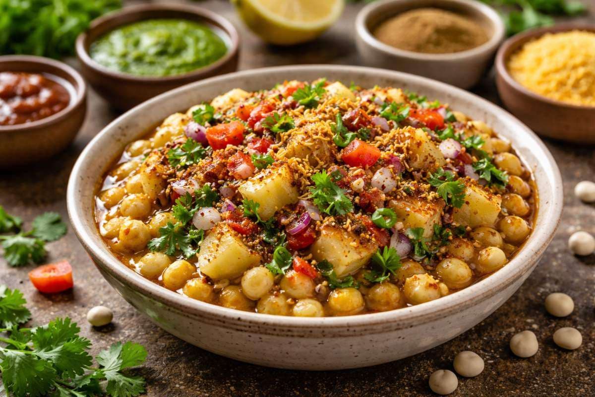 oil free ragda chaat oil free ragda chaat