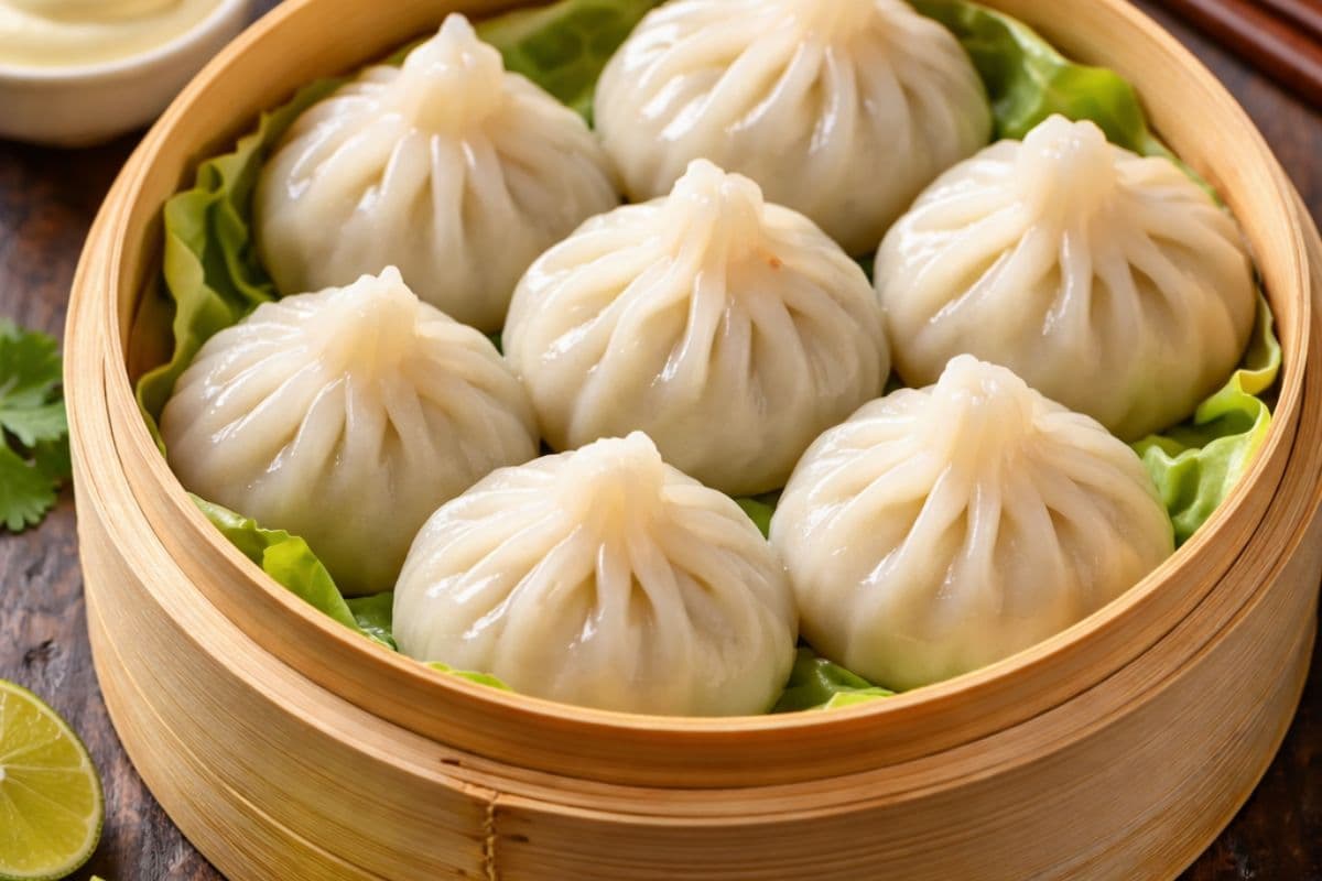 rice flour momos