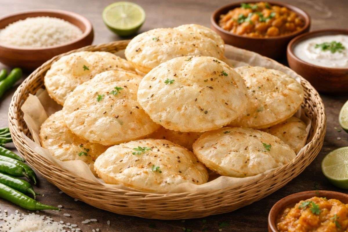 rice flour puri
