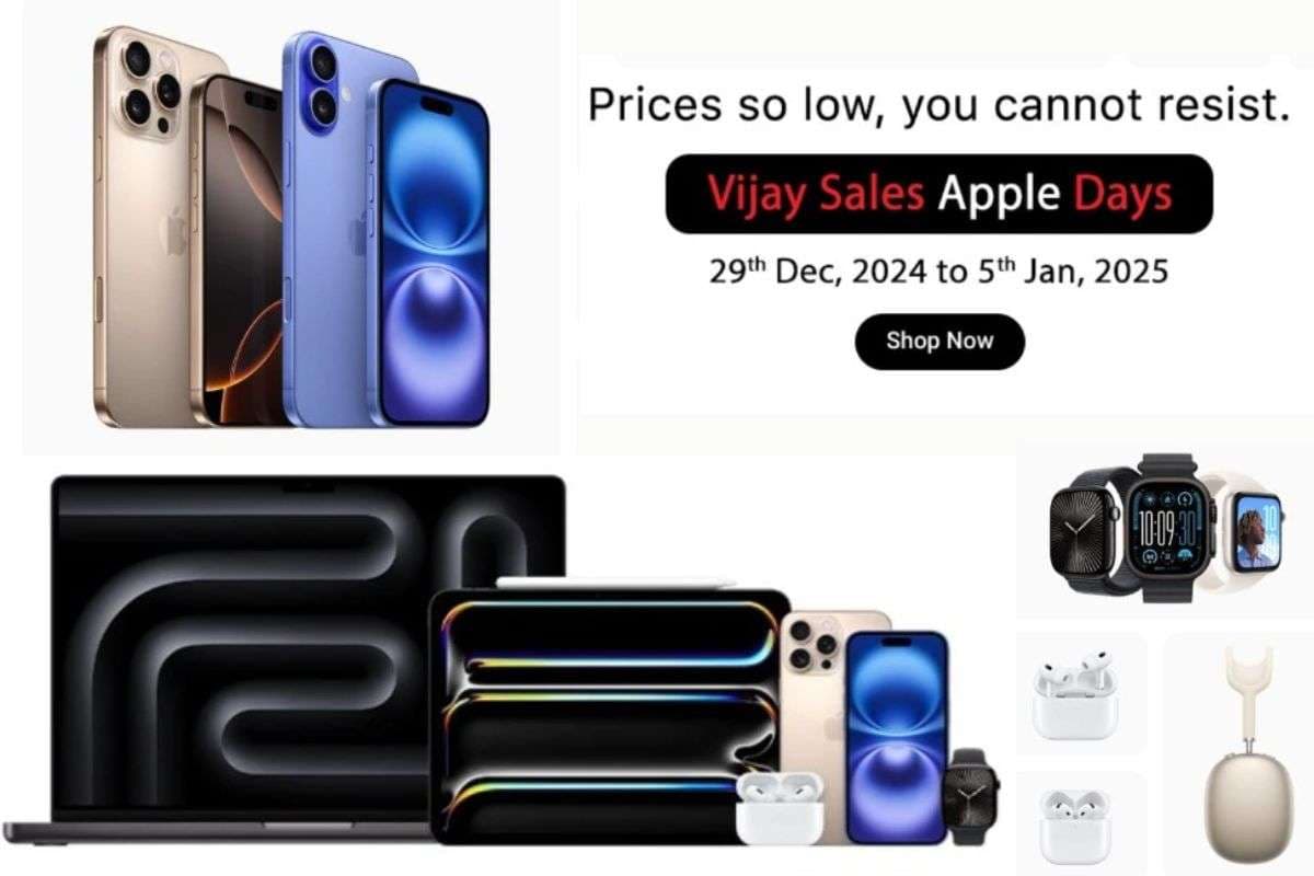 Vijay Sales Apple Days: iPhone 17 Pro, MacBook और Watch पर सबसे बड़ी डील