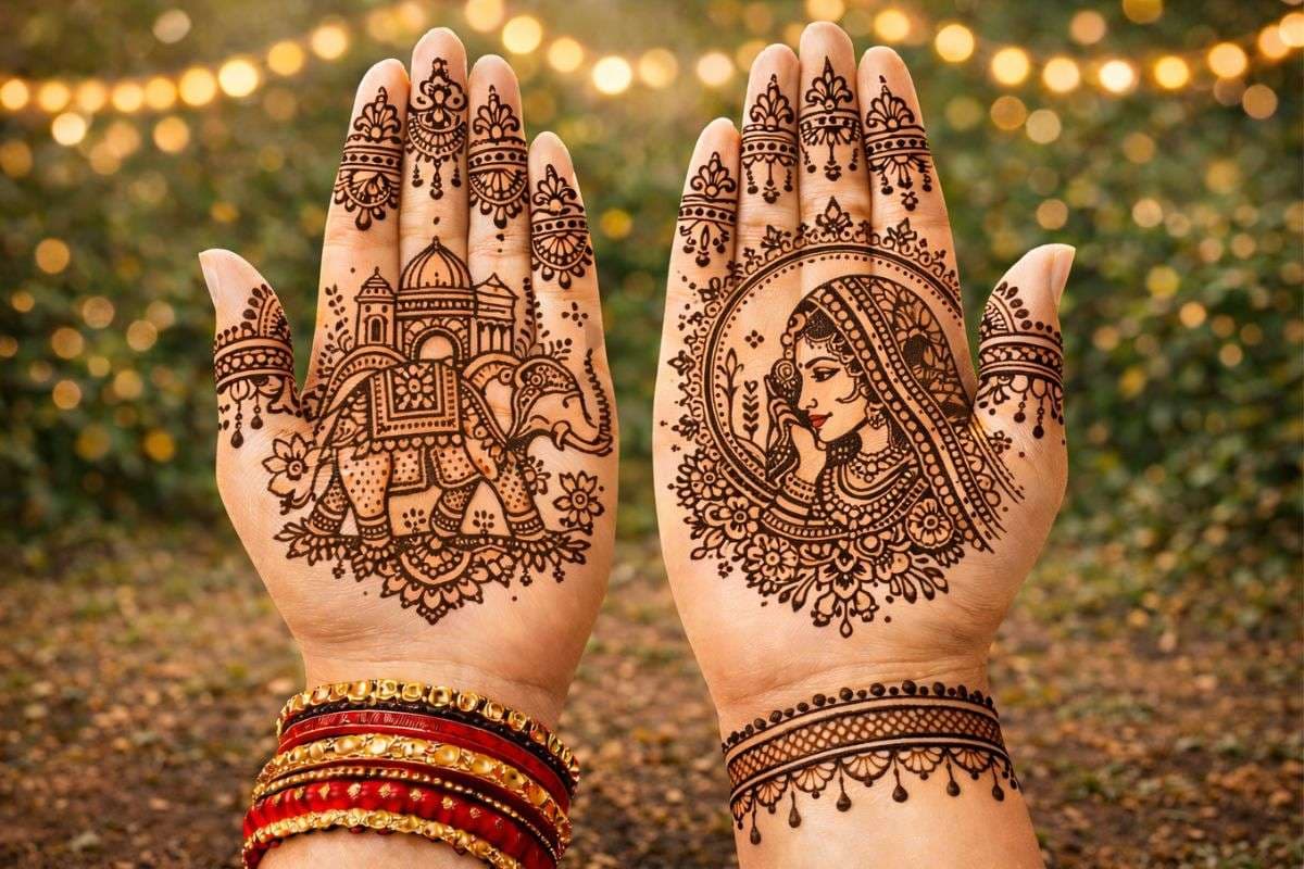 ट्रेडिशनल मेहंदी डिजाइन
