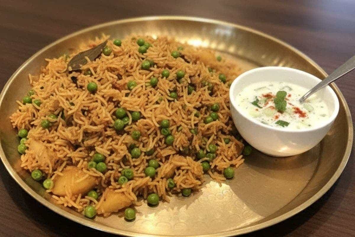 Aloo Matar Pulao Recipe: लंच और डिनर में बनाएं आलू मटर पुलाव, हर निवाले में लें स्वाद और देसी खुशबू का तड़का Aloo Matar Pulao Recipe: लंच और डिनर में बनाएं आलू मटर पुलाव, हर निवाले में लें स्वाद और देसी खुशबू का तड़का