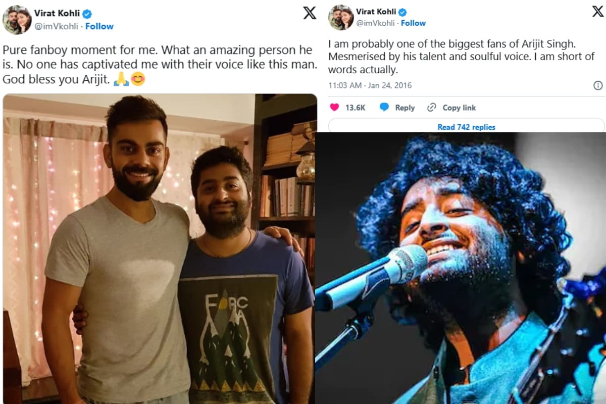 Arijit Singh: अरिजीत सिंह के फैसले से भावुक हुए फैंस, विराट कोहली की पुरानी पोस्ट चर्चा में