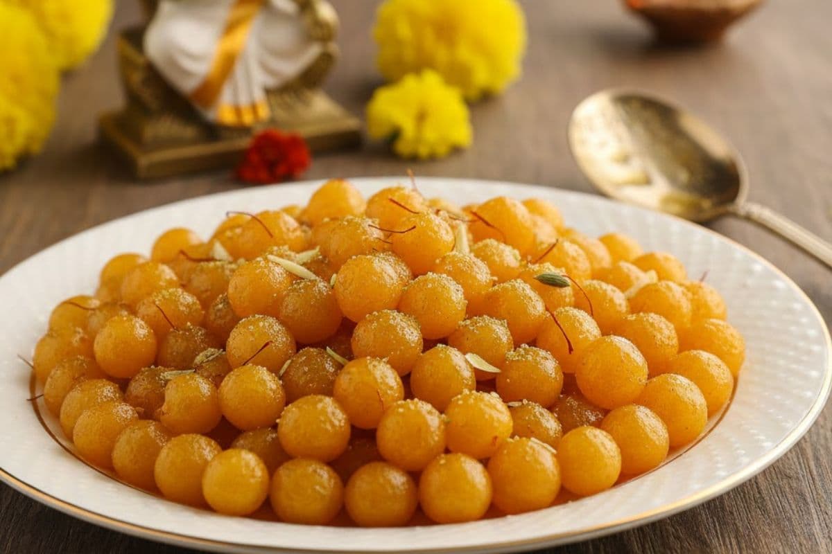 Basant Panchami Special Boondi Recipe: बसंत पंचमी के शुभ अवसर पर घर पर बनाएं स्वादिष्ट पीली बूंदी प्रसाद, मां सरस्वती होंगी प्रसन्न