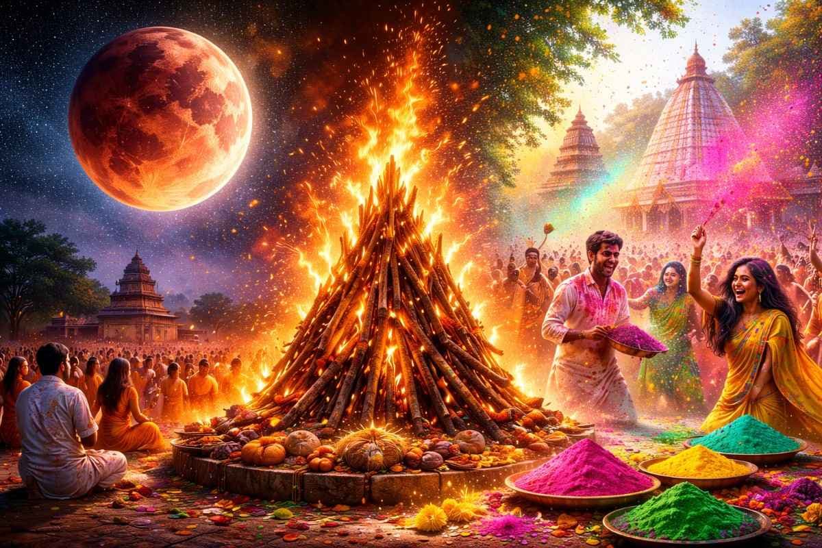 Chandra Grahan 2026: इस बार होली से पहले चंद्र ग्रहण का साया, जानिए कब होगा होलिका दहन