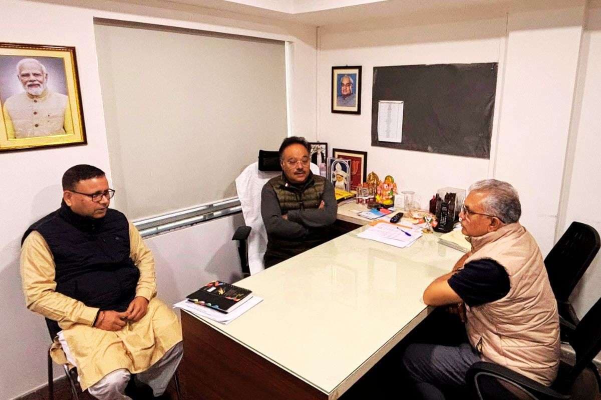 Dilip Ghosh Meets Shamik Bhattacharya BJP