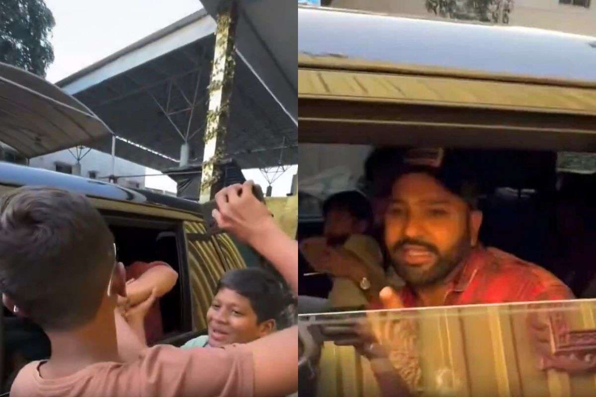 रोहित शर्मा के साथ फैन ने की बदसलूकी, सेल्फी विवाद का वीडियो वायरल, जानें मामला