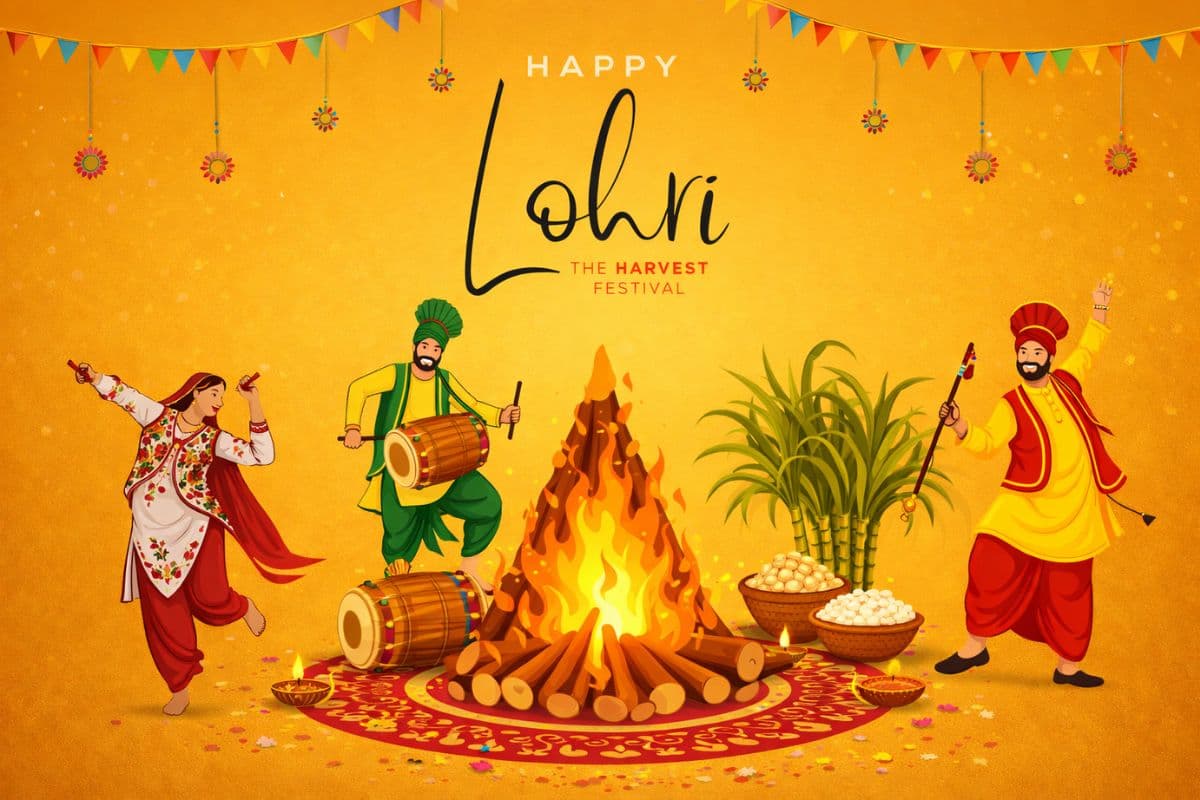 Happy Lohri 2026 Wishes: ढोल दी थाप, आग दी लोह, इन प्यार भरे संदेशों के साथ अपनों को भेजें लोहड़ी की बधाई