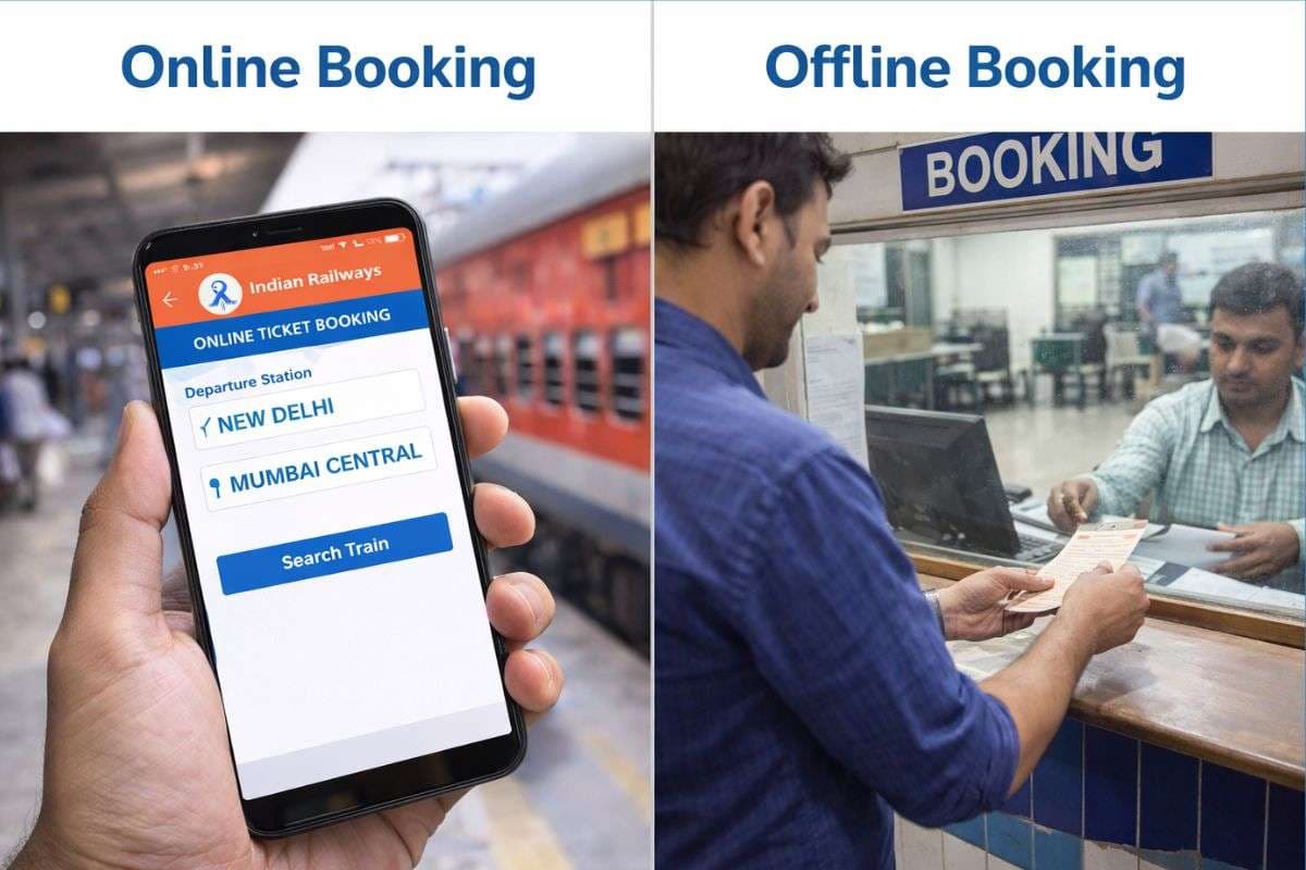 आधा भारत नहीं जानता ऑनलाइन रेलवे टिकट क्यों पड़ता है ऑफलाइन से महंगा? खुल गया असली राज